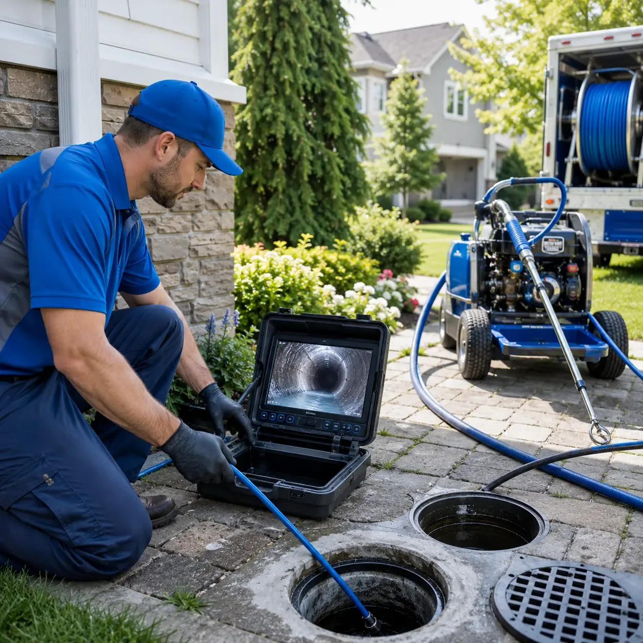 Outdoor drain cleaning professionals serving Kansas City, KS